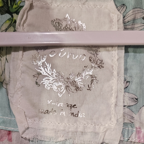 NWT Cino Boutique Floral Button-Up Shirt Sz XL - Picture 3 of 4